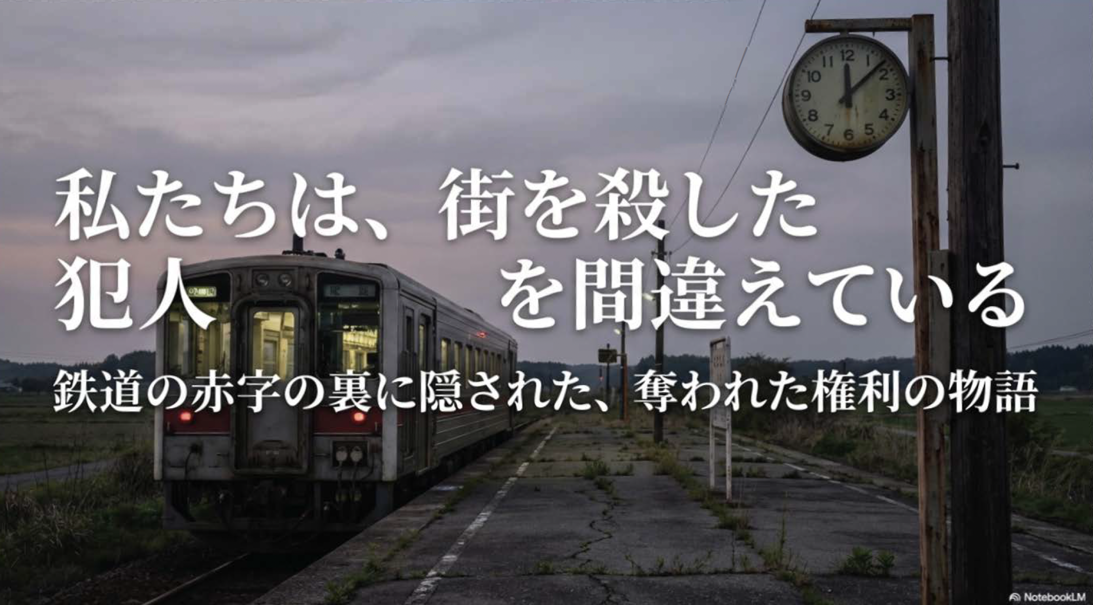 【スライド】私たちは街を殺した犯人を間違えている