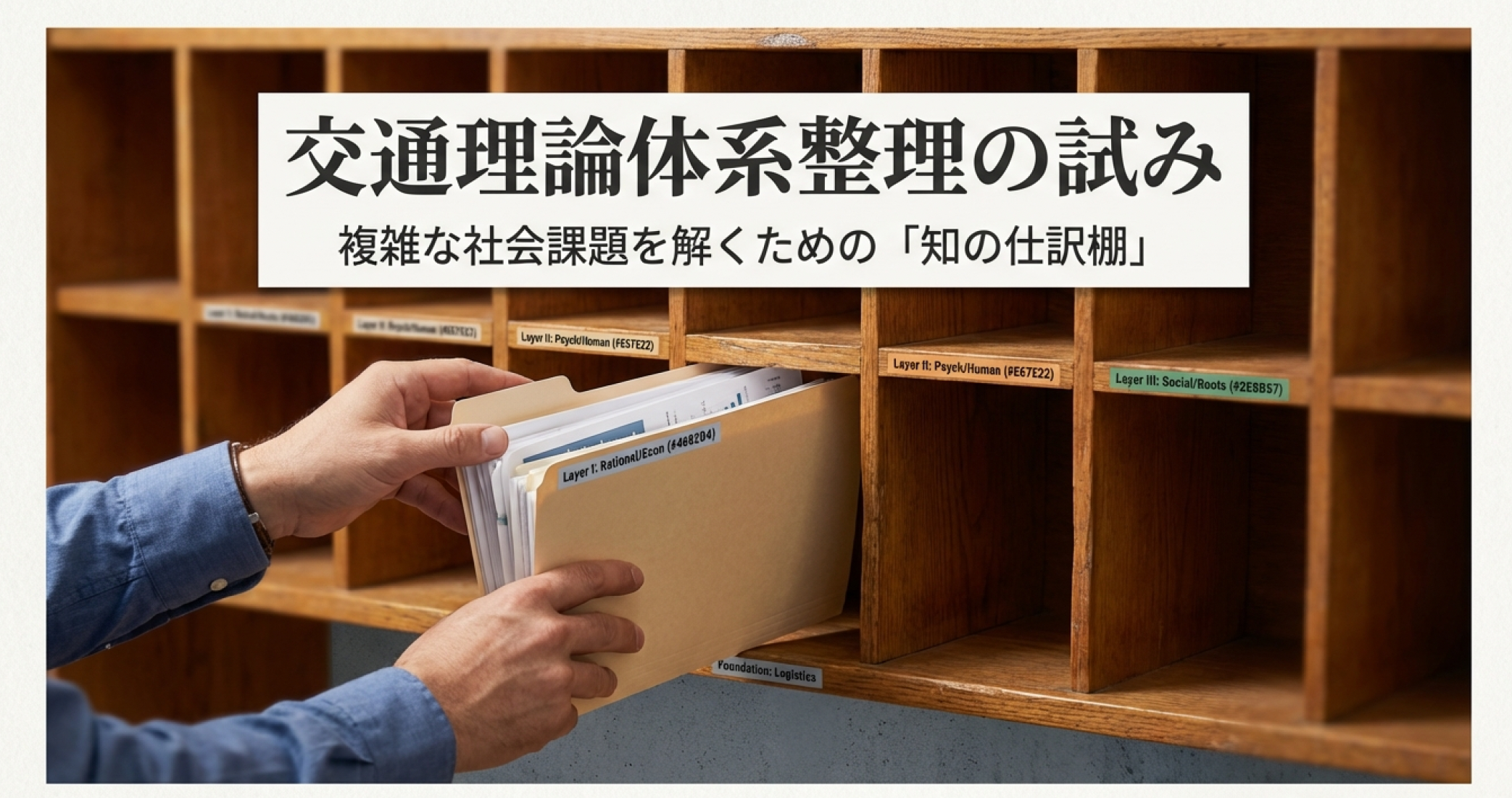 【スライド】交通理論体系整理の試み