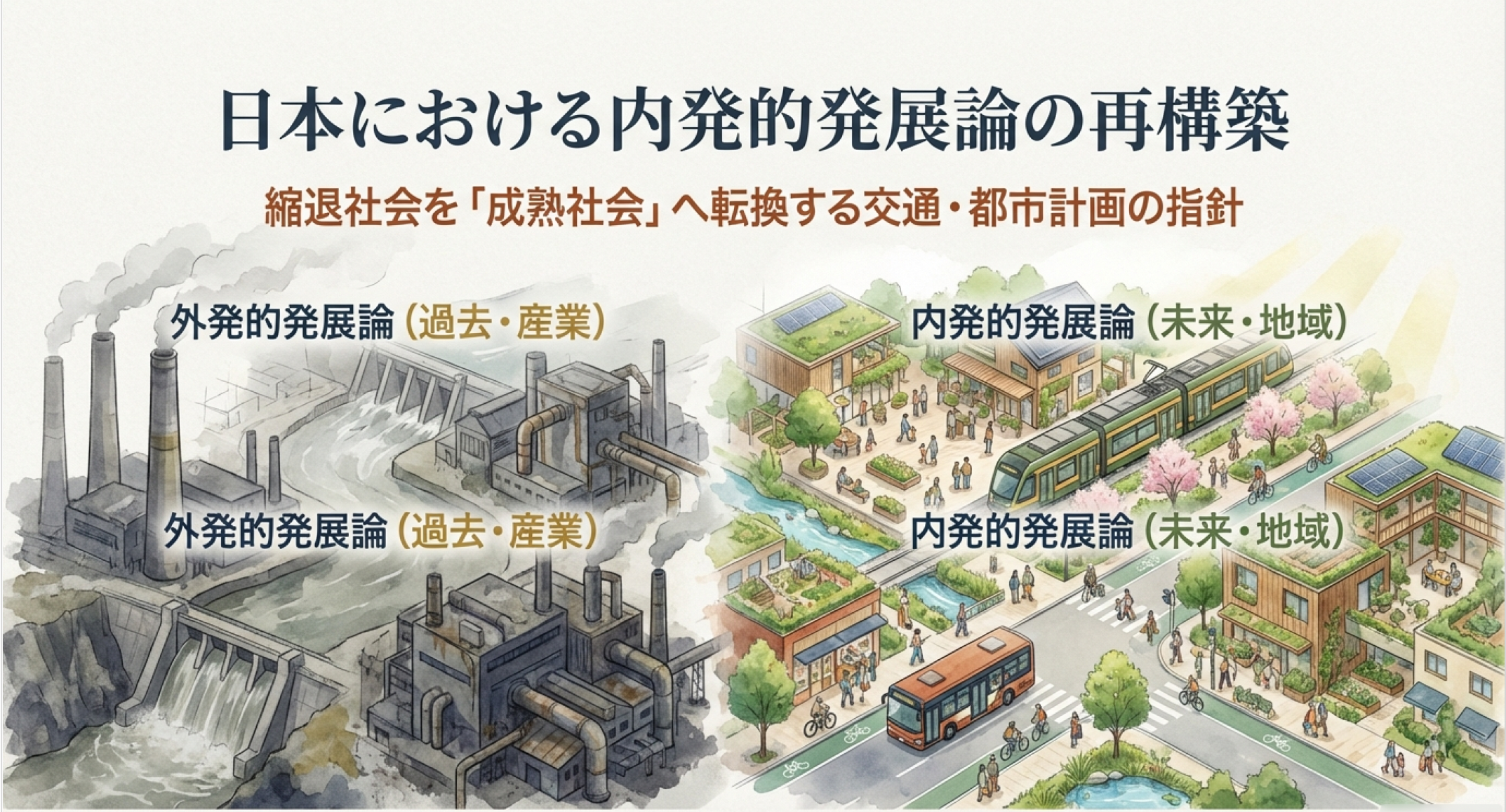 日本における内発的発展論の再構築：交通・都市計画への理論的適用と実践的考察 | all | 合同会社日本鉄道マーケティング