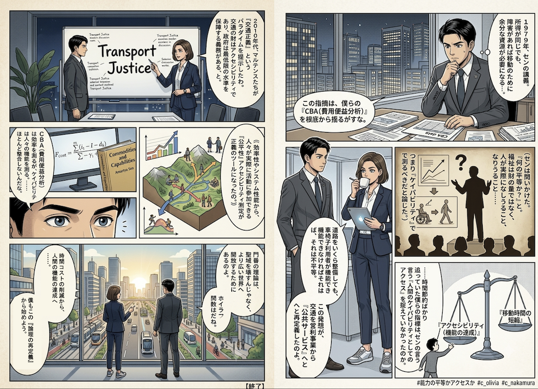 ケイパビリティ論・アクセシビリティ・交通正義（Transport Justice