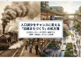 人口減少をチャンスに変える！持続可能な未来を創る「沿線まちづくり」の処方箋
