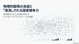 物流の「認識」を「実測」へ。世界銀行LPI 2.0が解き明かす国家競争力の新基準