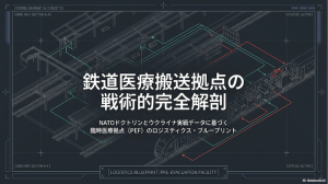 【ロジスティクス分析】有事の鉄道傷病者搬送における臨時医療拠点（PEF）の構造的機能と医療指揮官