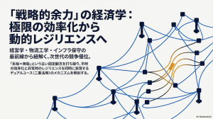 「余裕」は無駄ではない。「戦略的余力」活用術