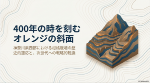400年の時を刻む温州みかんの斜面：神奈川県西部柑橘栽培の歴史と物流変遷
