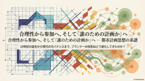 【8】合理性から参加へ、そして「誰のための計画か」へ ― 都市計画思想の系譜
