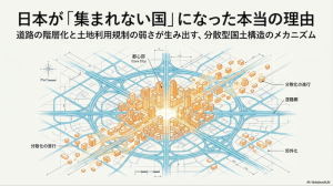 【PO3】日本が「集まれない国」になった本当の理由 道路の階層化と土地利用規制の弱さ