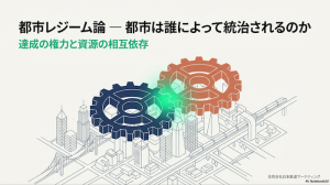 【5】都市レジーム論 ― 都市は誰によって統治されるのか:達成の権力と資源の相互依存