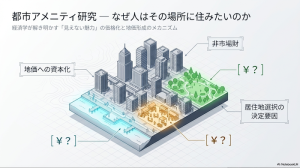 【PT1】都市アメニティ研究 なぜ人はその場所に住みたいのか