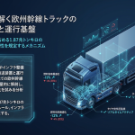 【TE9】30トン超が83.1% ― 欧州幹線トラックの大型化構造を統計で読む